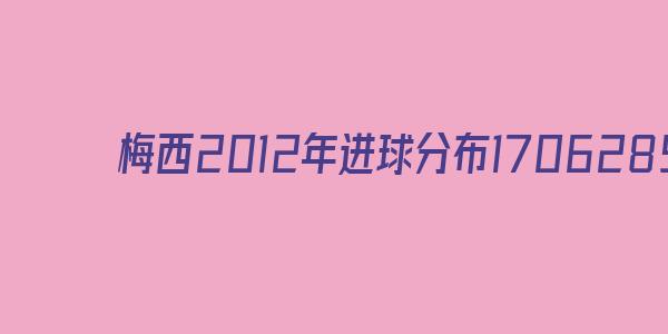 梅西2012年进球分布